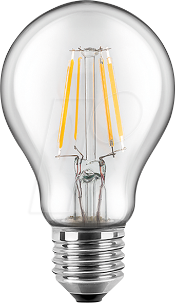 BLULAXA 49251 - LED-Lampe E27, 7 W, 810 lm, 2700 K, Filament