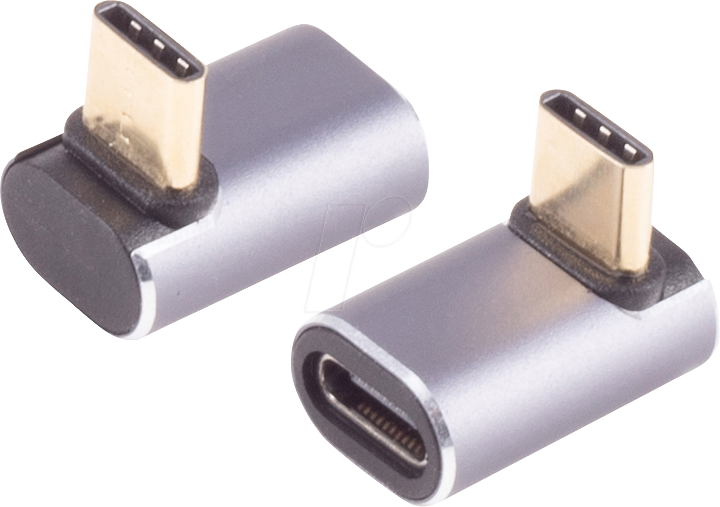 SHVP BS14-05037 - Adapter USB 4.0 C Stecker > Buchse, 90° Winkel o/u
