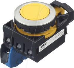 ID CW4BA1E10Y - Einbauschalter CW, 28 mm, gelb