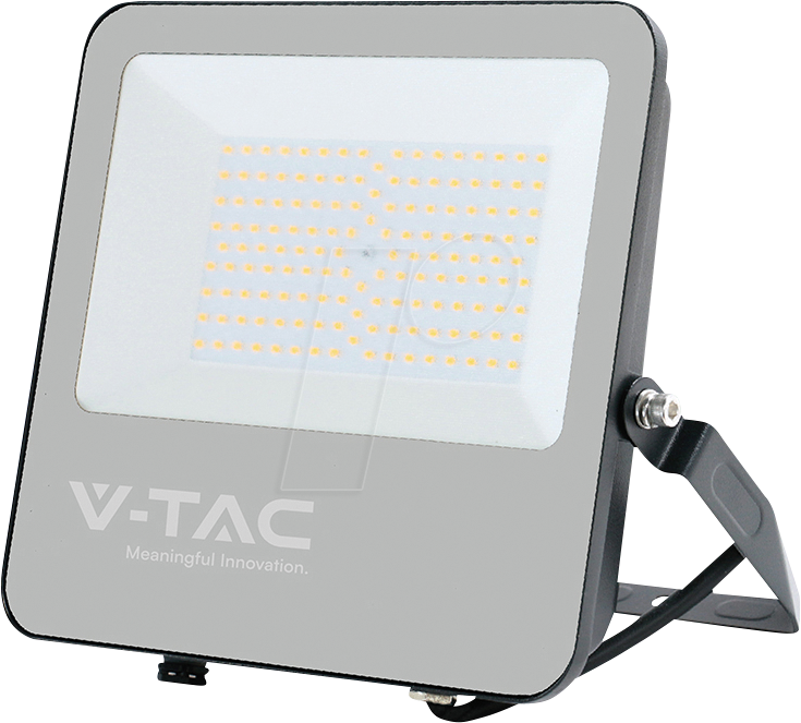 VT-9895-5 - LED-Flutlicht, 100 W, 18500 lm, 6500 K, 1 M Kabel, schwarz