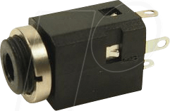 CLIFF FC681374V - Einbau-Klinkenbuchse stereo, 3 pol, 3,5 mm