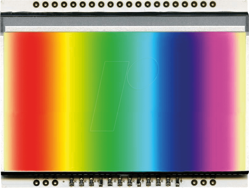 EA LED68X51-RGB - LED-Beleuchtung für EA DOGL128-6, 55 x 36 mm, RGB