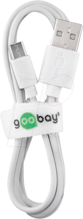GOOBAY 38665 - Sync- & Ladekabel, USB-A -> micro USB, 0,5 m