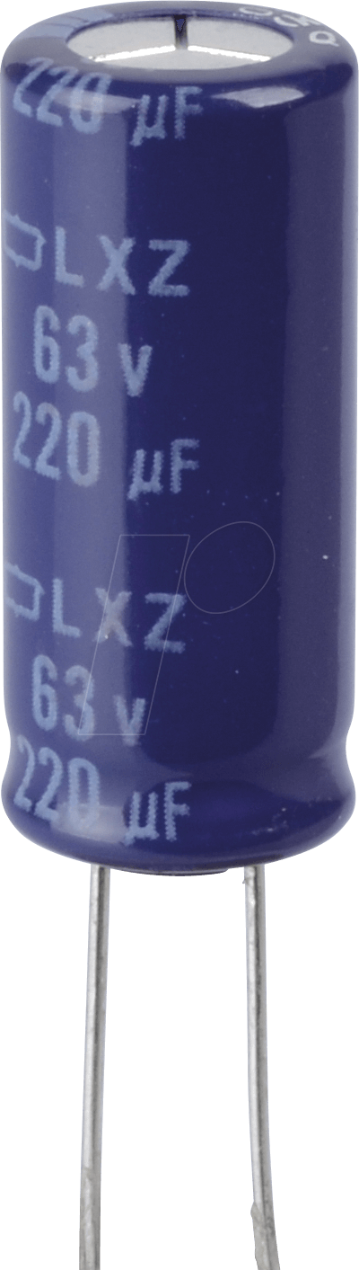RAD LXZ 63/220 - ELKO, 220µF, 63V, 105°C