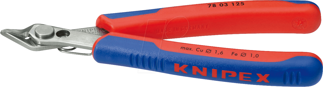 KN 78 03 125 - Seitenschneider, Electronic Super Knips®, 125 mm, Kopf poliert