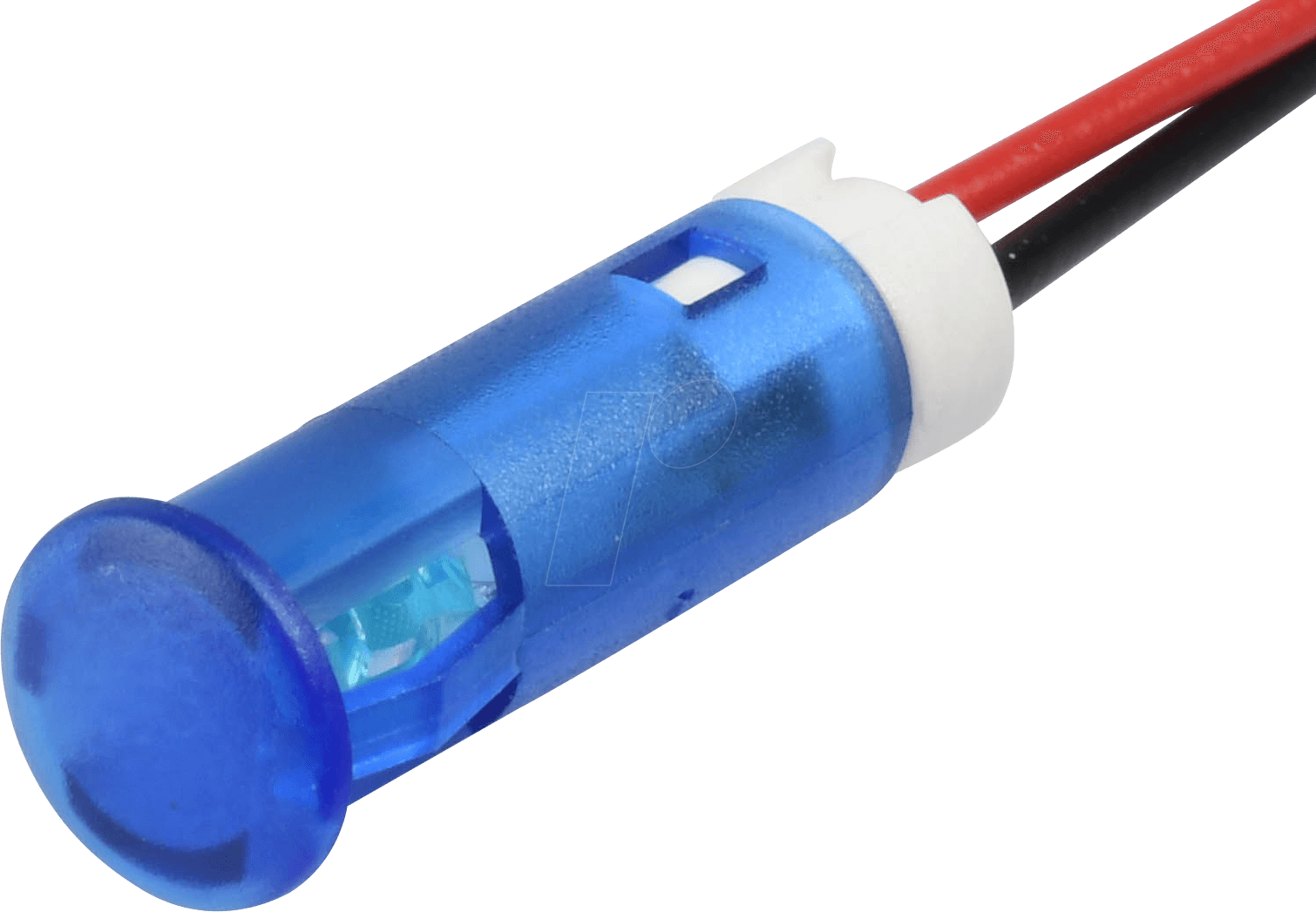 APM QS63 B24 - LED-Signalleuchte, blau, 24 V, Ø 6 mm, rund, bedrahtet