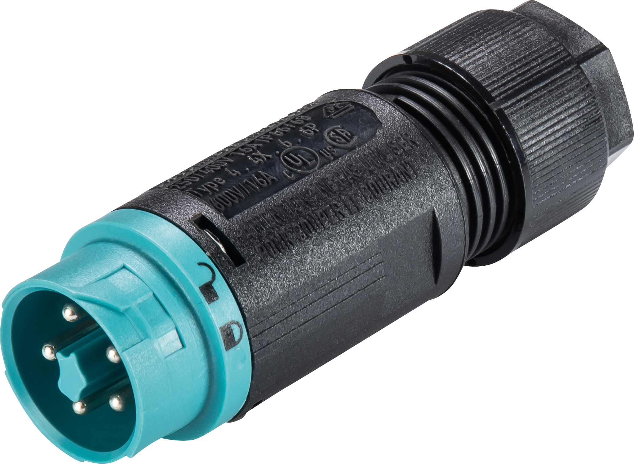Thumbnail - RST16I5 S1 T - Steckverbinder RST Mini 16i5, Stecker türkisblau