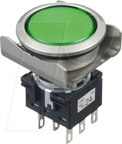 ID LB6MBA1T6G - Drucktaster LB, 22 mm, 2 CO