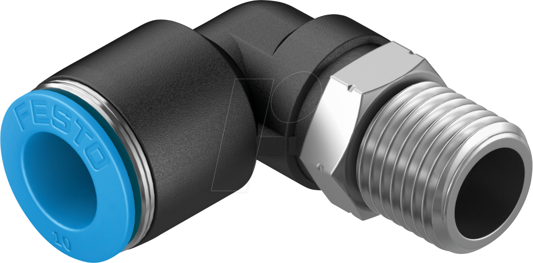 FESTO 153051 - Steckverschraubung, L-Form, mit Außensechskant, R1/4 Ø 10 mm