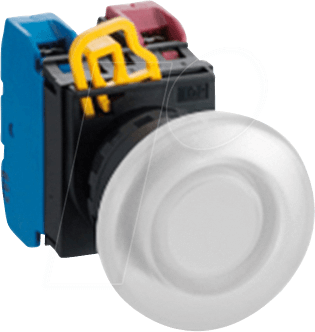 ID YW1LM4E10QM3P - Beleuchteter Einbautaster YW, 40 mm , 1 NO, schwarz