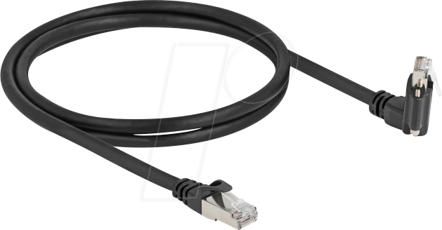 DELOCK 80917 - Patchkabel, Cat.6, S/FTP, mit Schrauben, 1 m