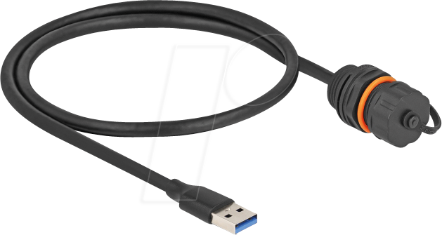DELOCK 88149 - USB 5 Gb/s Kabel, A Stecker auf A Buchse, IP68, 0,6 m