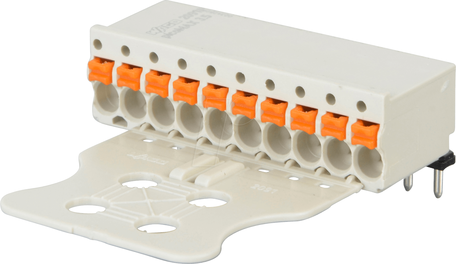 WAGO 2091-1360 - picoMAX eCOM Federleiste, gewinkelt, 3,5 mm, 10-polig