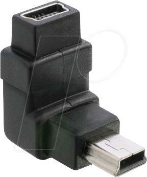 DELOCK 65096 - USB Mini B Stecker auf USB Mini B Buchse 90°gewinkelt