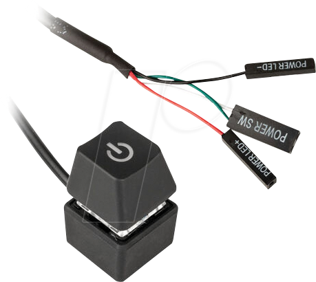 KOLINK 05129 - Kolink Externer Power Button mit Kabel - 1650 mm