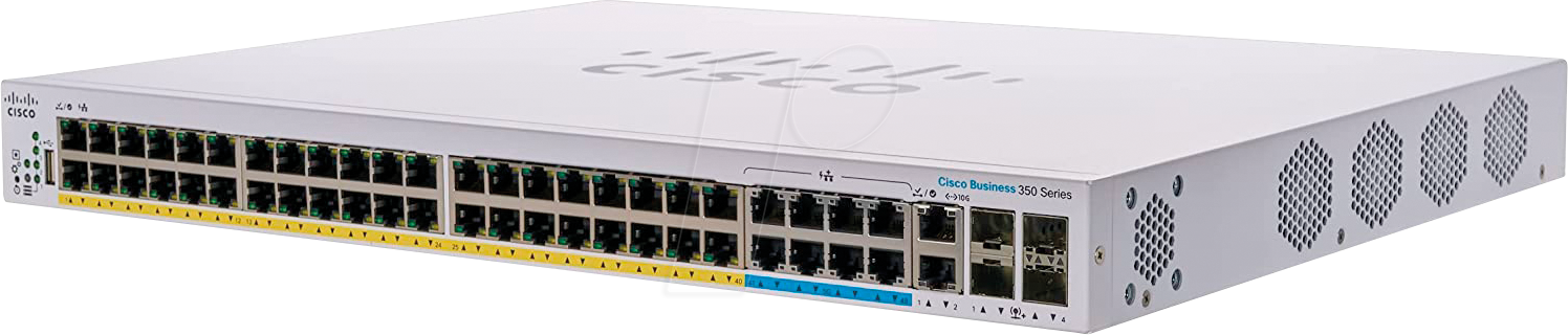 CISCO CBS35048NG - Switch, 52-Port, Gigabit Ethernet, PoE++, RJ45/SFP+, SFP+