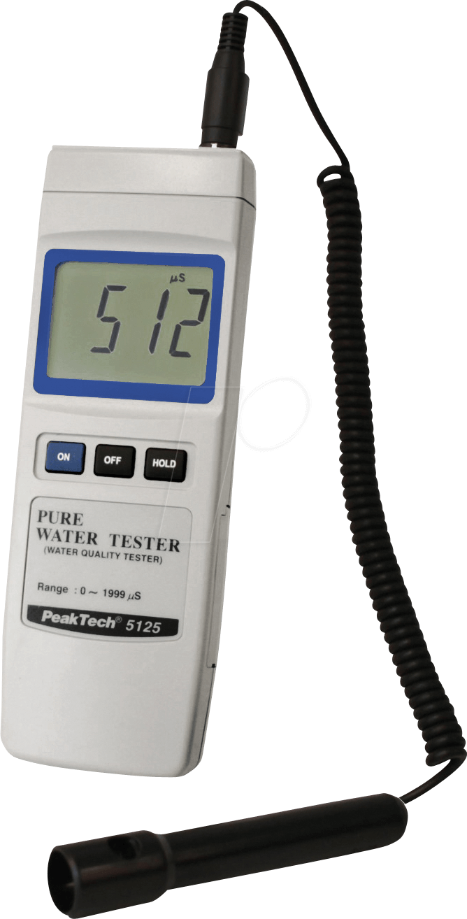 PEAKTECH 5125 - Leitfähigkeitsmessgerät, 0 bis 1999 µS