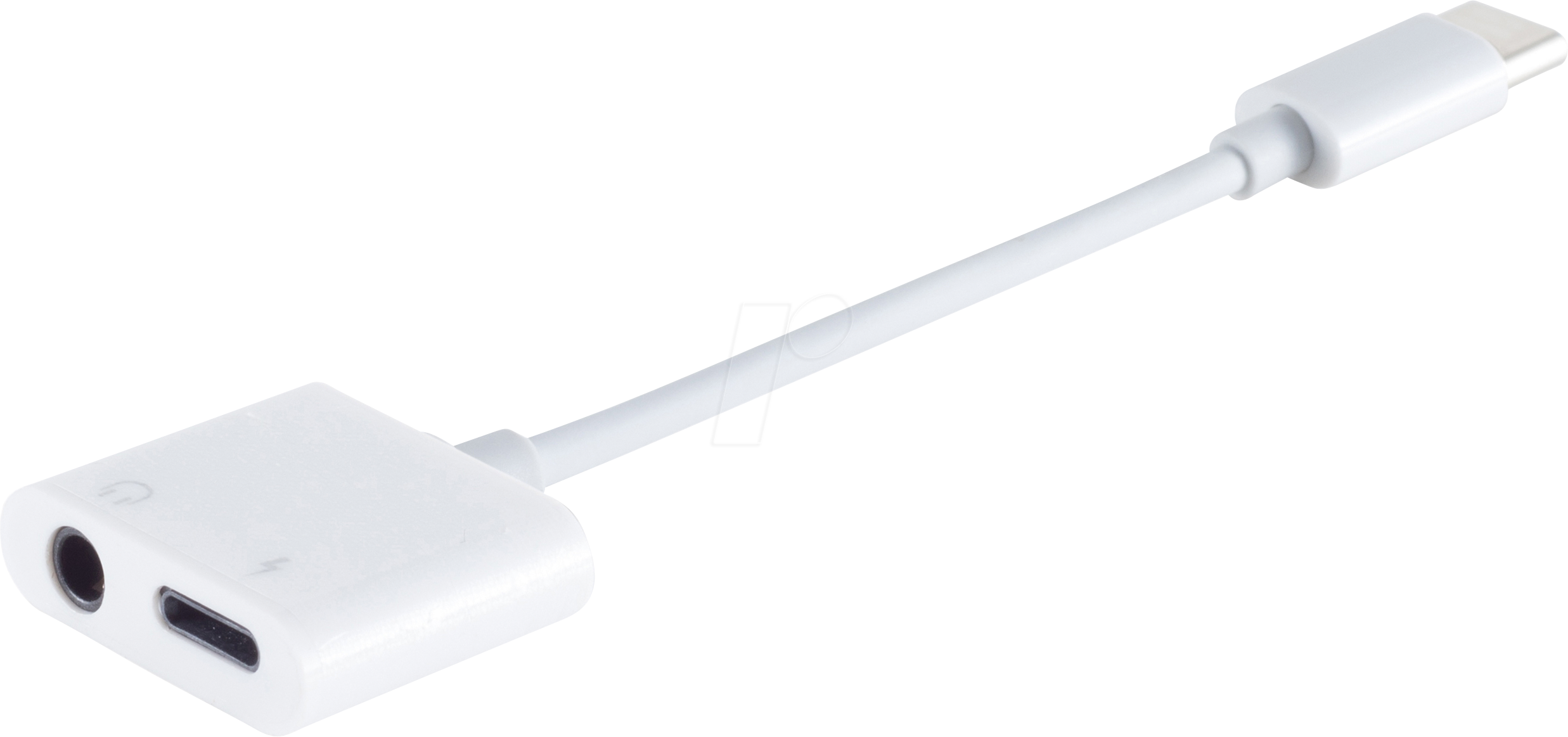 SHVP BS14-05022 - USB Konverter, C Stecker auf Klinke + USB C, 0,07 m