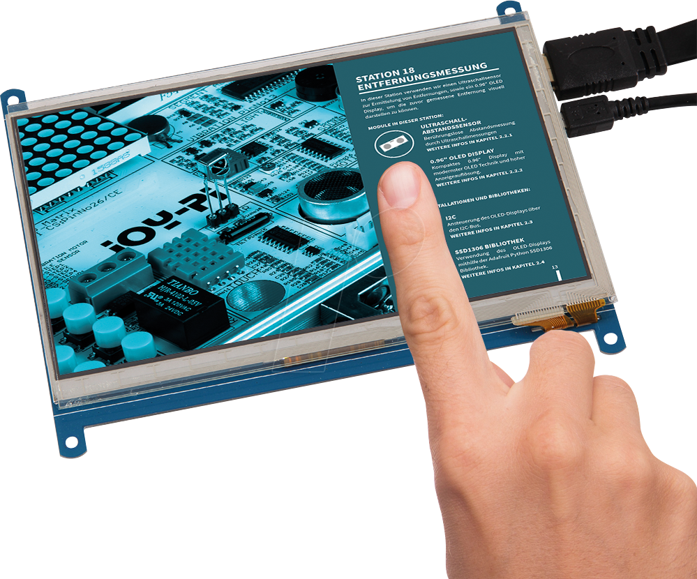 DEBO LCD 7 HDMI - Entwicklerboards - Display LCD-Touch, 7'', HDMI, GT811