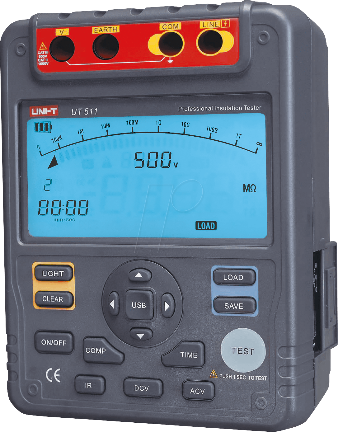 UT 511 - Isolationsmessgerät mit Analog-Bargraph und Low-Bat Anzeige
