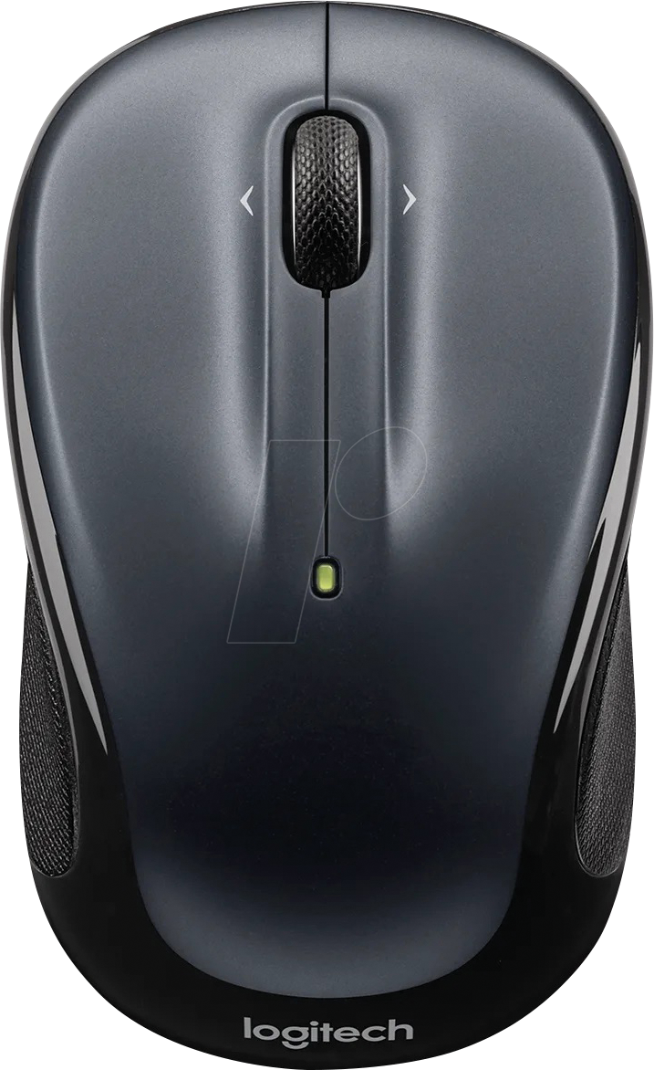 LOGITECH M325SSW - Maus (Mouse), Funk, dunkelgrau