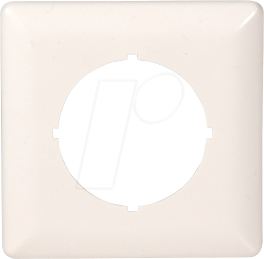 AMJ45 RAHMEN AW - Abdeckplatte RAL9010 reinweiß