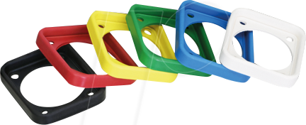 NEU SCDP-FX-9 - Dichtung für D-förmige Einbaustecker, weiss