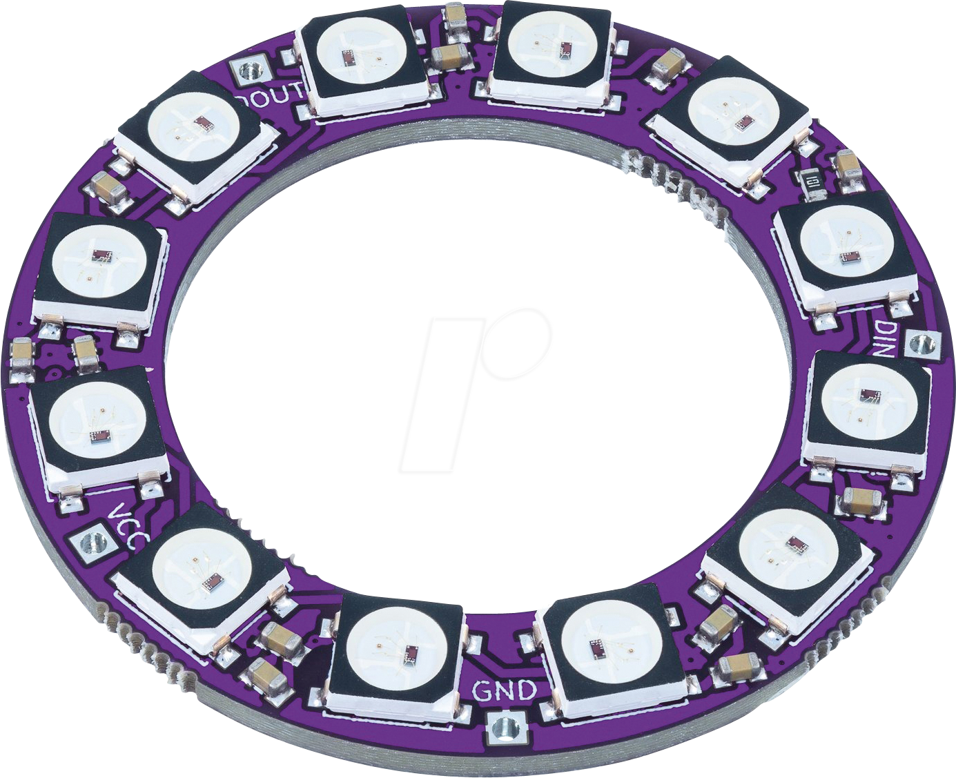 DEBO LED RING12 - Entwicklerboards - LED-Ring, RGB, 12 LEDs, WS2812