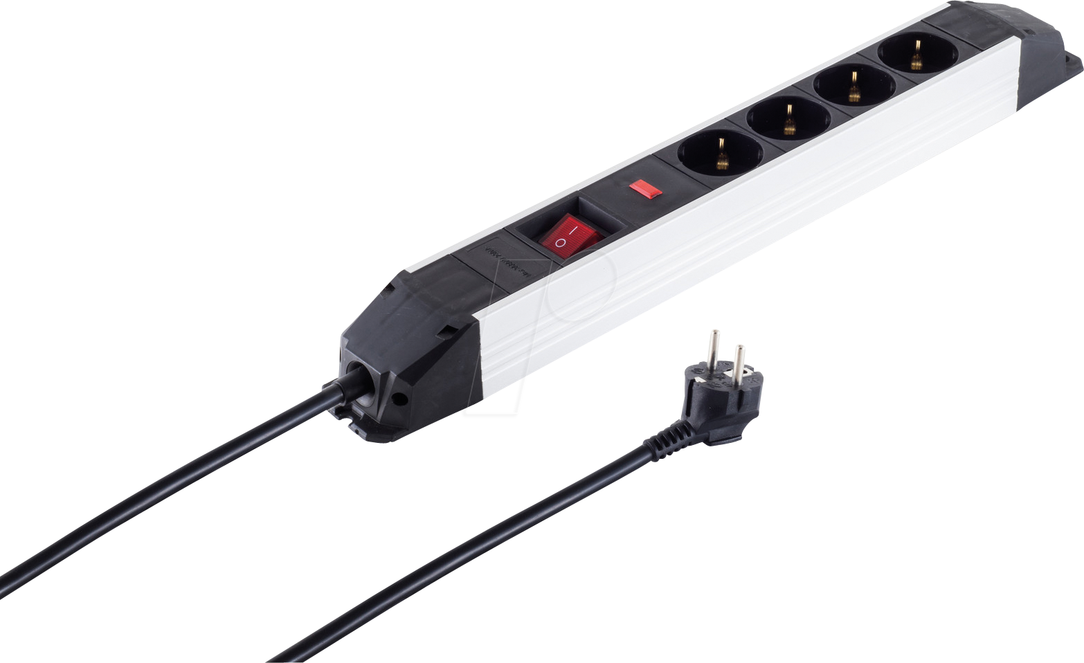 SHVP BS09-20145 - Steckdosenleiste 4-fach mit Überspannungsschutz
