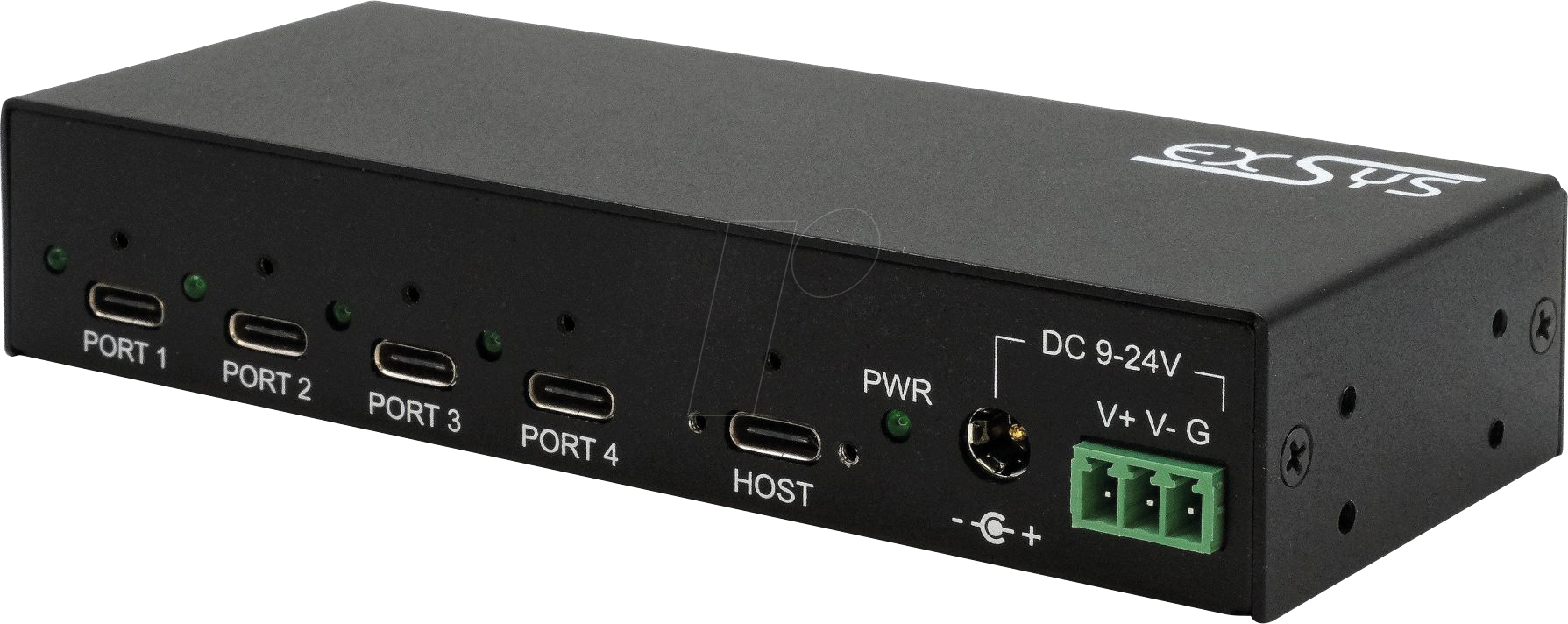 EXSYS 12294HMS - EXSYS USB 3.2 Gen 2x1 4 Port Hub, 4x USB-C,