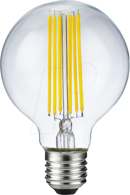 SCHI LX023815502 - LED-Lampe E27, 5,5 W, 470 lm, 2500 K, Filament, dimmbar