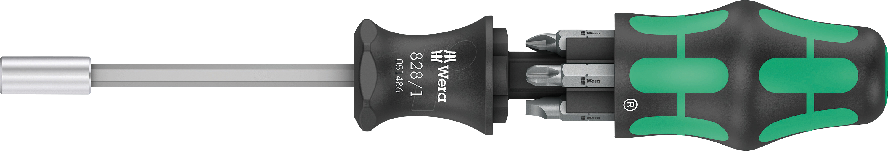 WERA 05051511001 - Bit-Satz Kraftform Kompakt 27 Set 2, 7-teilig