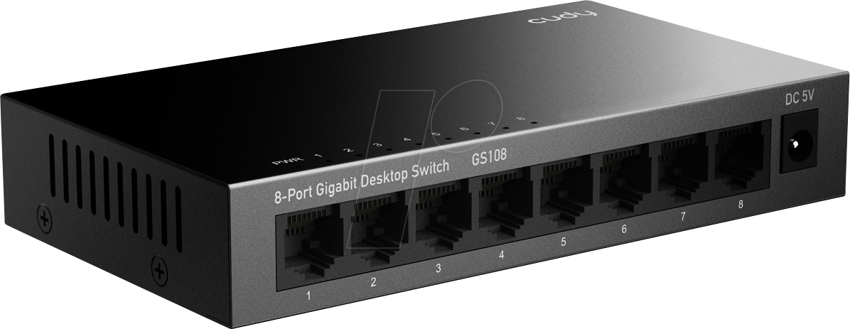 Thumbnail - CUDY GS108 - Switch, 8-Port, Gigabit Ethernet