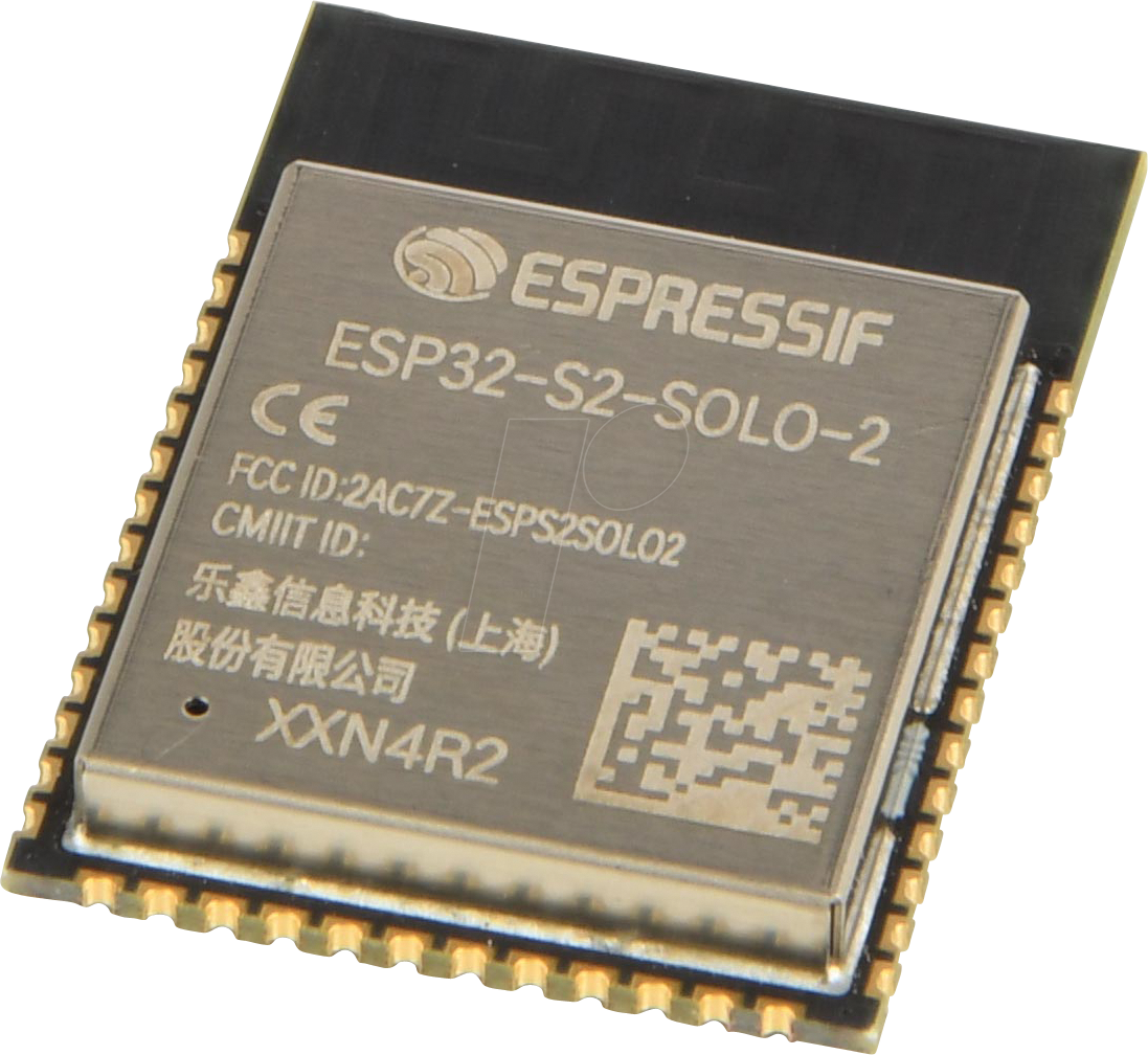 ESP32S2SOLO2N4R2 - WiFi-Modul 802.11 2,4-2,5GHz, 150Mb/s