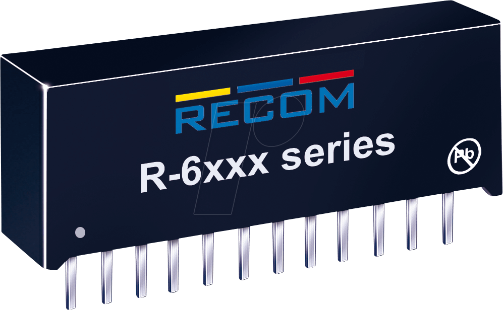 Thumbnail - R-6250P - DC/DC-Wandler R6, 1,8 - 9 V, 2000 mA, SIL-12