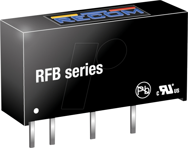 RFB-0505S - DC/DC-Wandler RFB, 5 Vin, Single, 5 Vout, 200 mA, SIP7