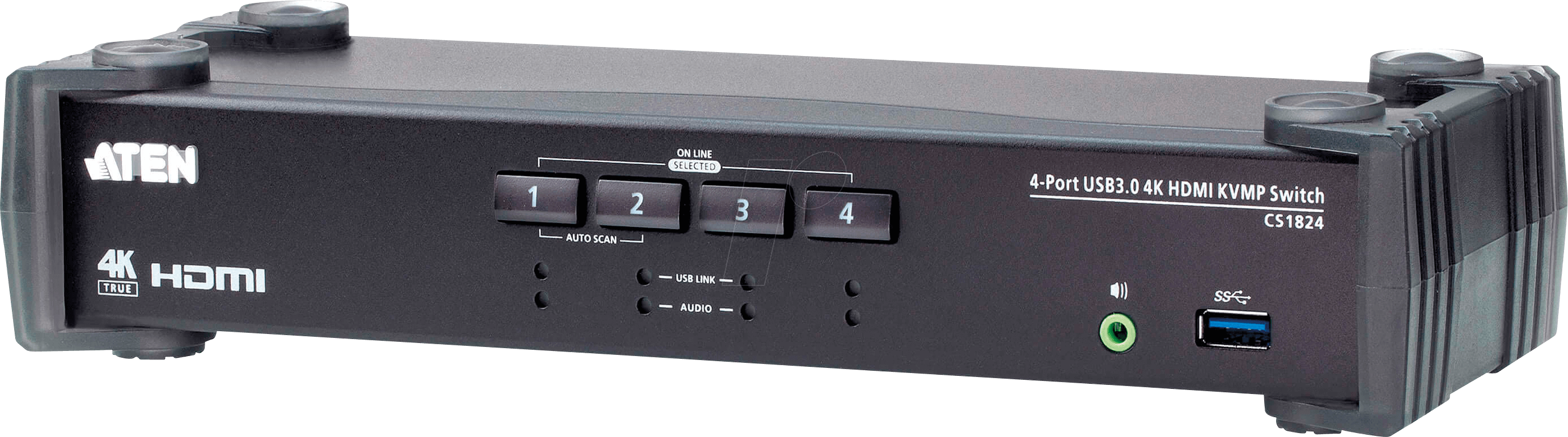 ATEN CS1824 - 4-Port KVM Switch, USB, HDMI, Audio