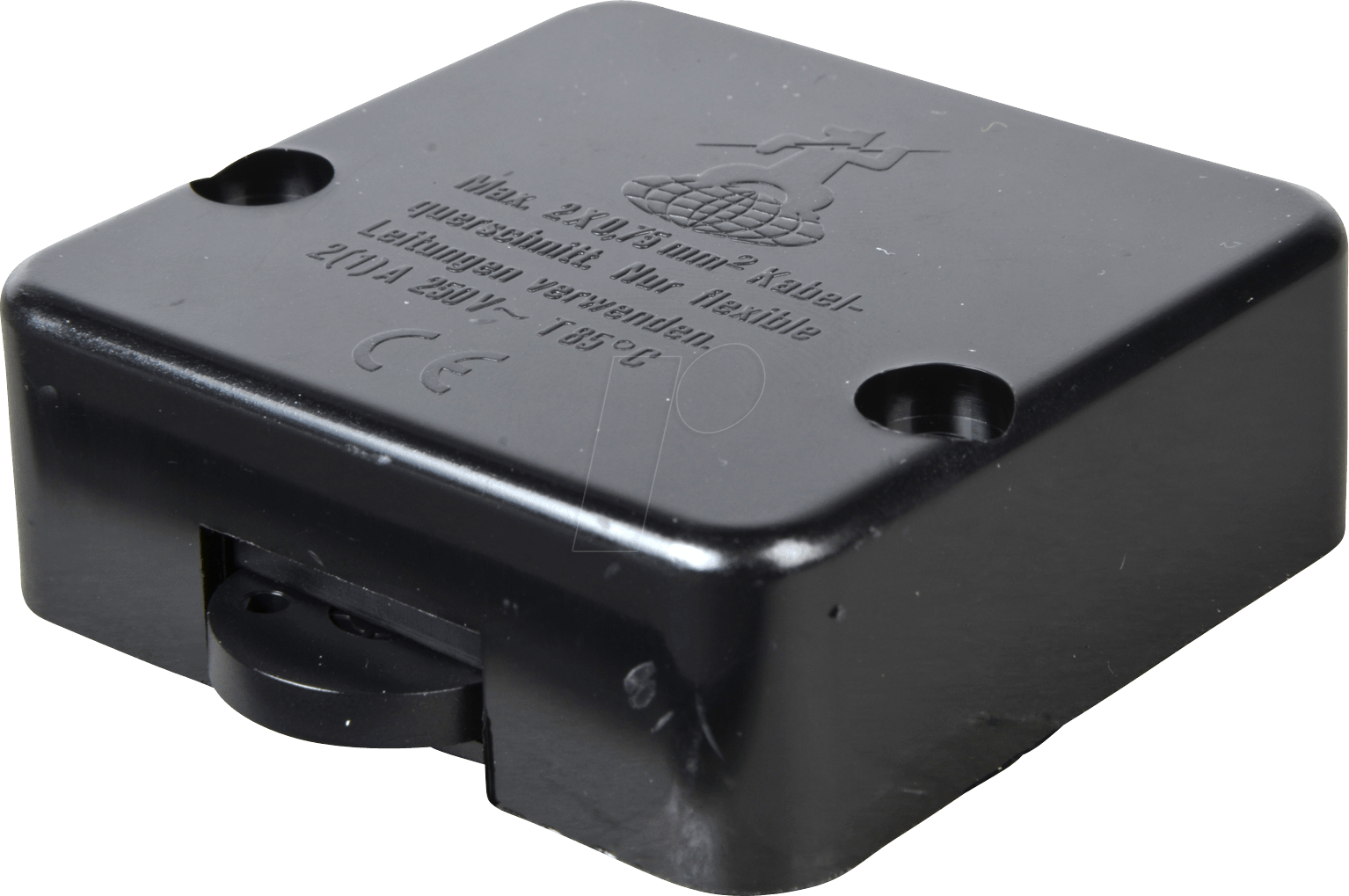 ETT-SW - Einbau-Truhentaster, 2(1)A-250V 1-polig, schwarz