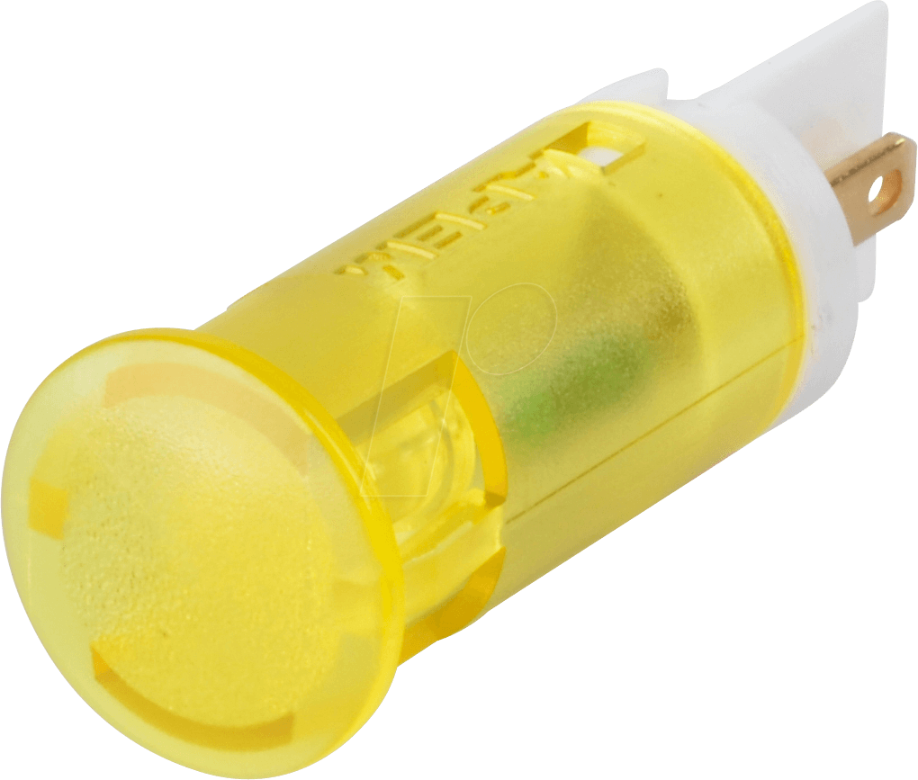 APM QS121 Y24 - LED-Signalleuchte, gelb, 24 V, Ø 12 mm, rund, FASTON