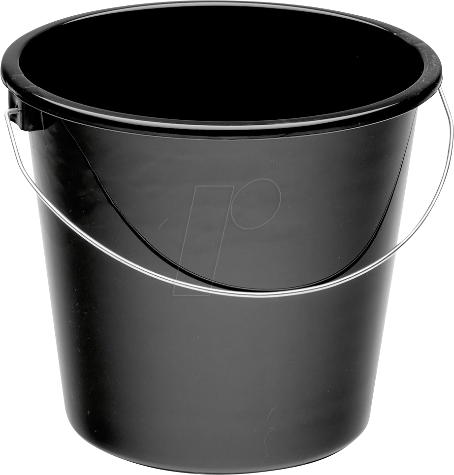 EIMER 5L SW - Haushaltseimer 5l schwarz