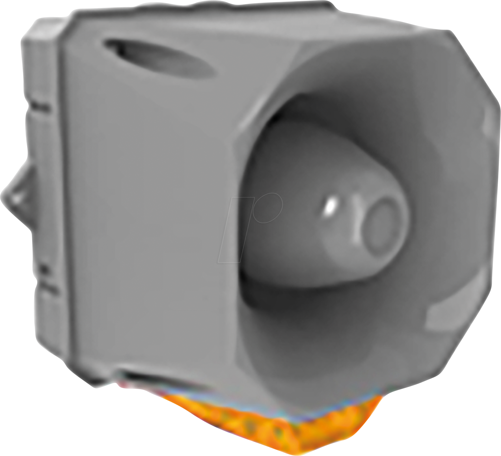 X10CEMDG1AL - X10 Midi AV, grau, gelbe Linse, 9-60V AC/DC