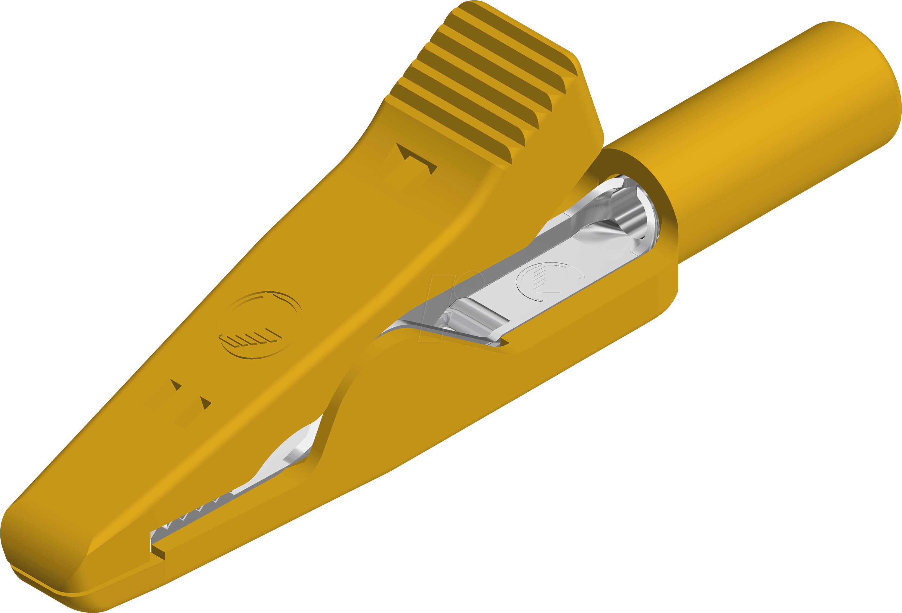 MA 2 VA GE - Miniatur-Abgreifklemme, 2mm, Edelstahl, gelb