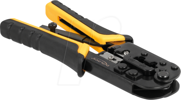 DELOCK 90520 - Crimpzange, für 8P (RJ45), 6P (RJ12/11) Stecker