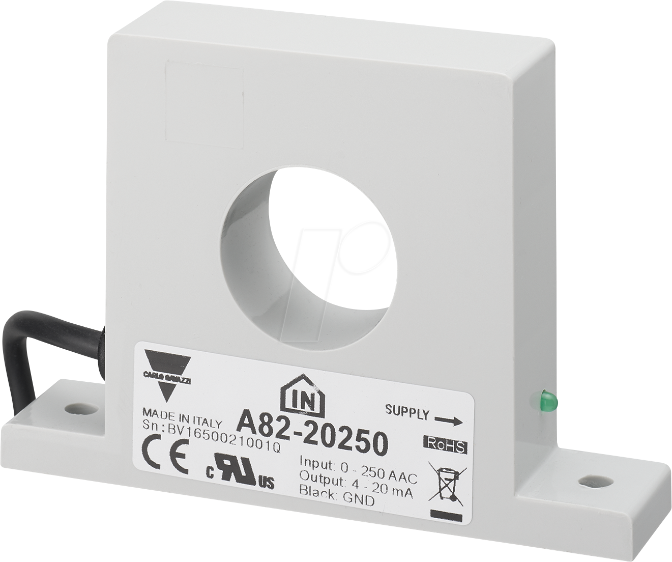Thumbnail - A82-20250 - Überwachungsrelais A82, Stromwandler, Effektivwertmessung, 250 A