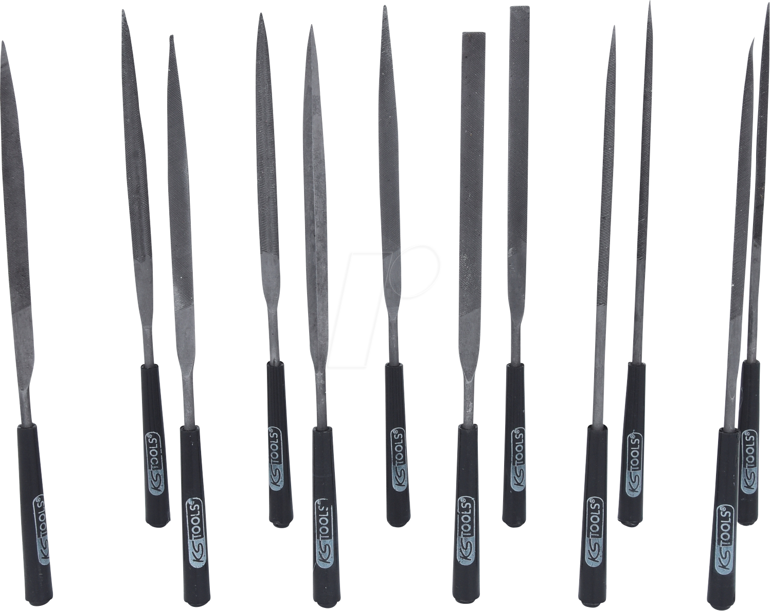 KS 140.3050 - Nadelfeilen-Satz mit Kunststoffheft, 12-teilig