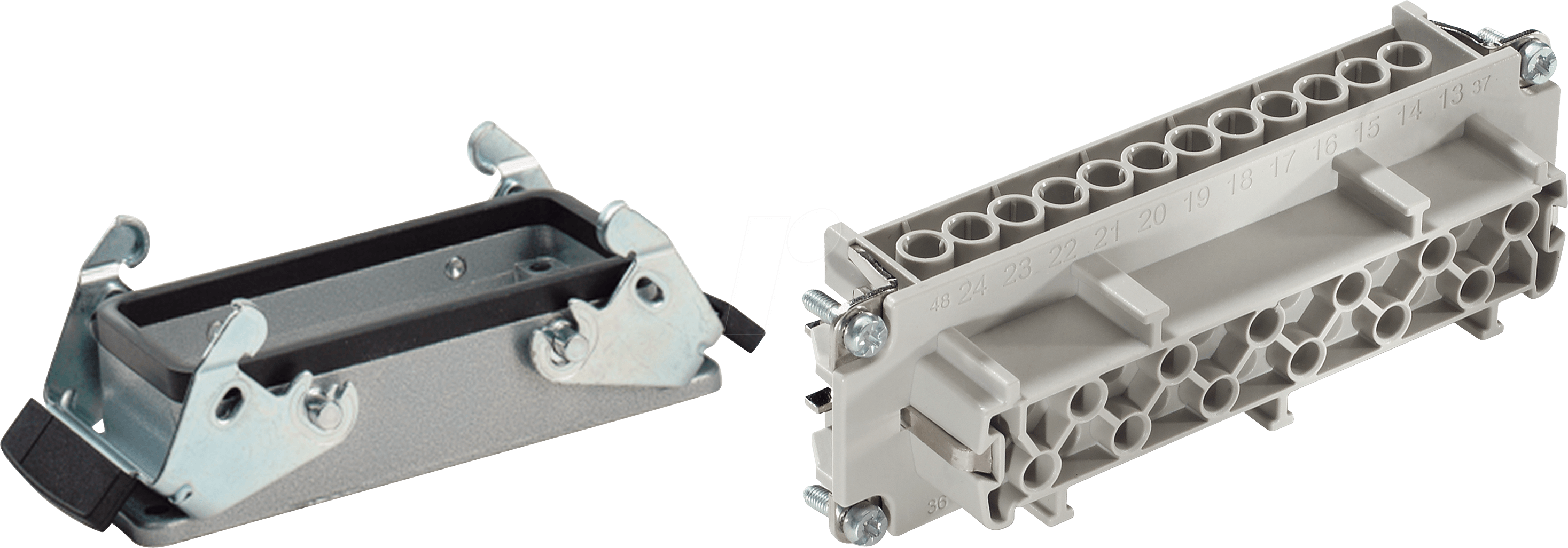 HBE 24 B AG - EPIC® H-BE 24 - 24+PE - Buchse, AG