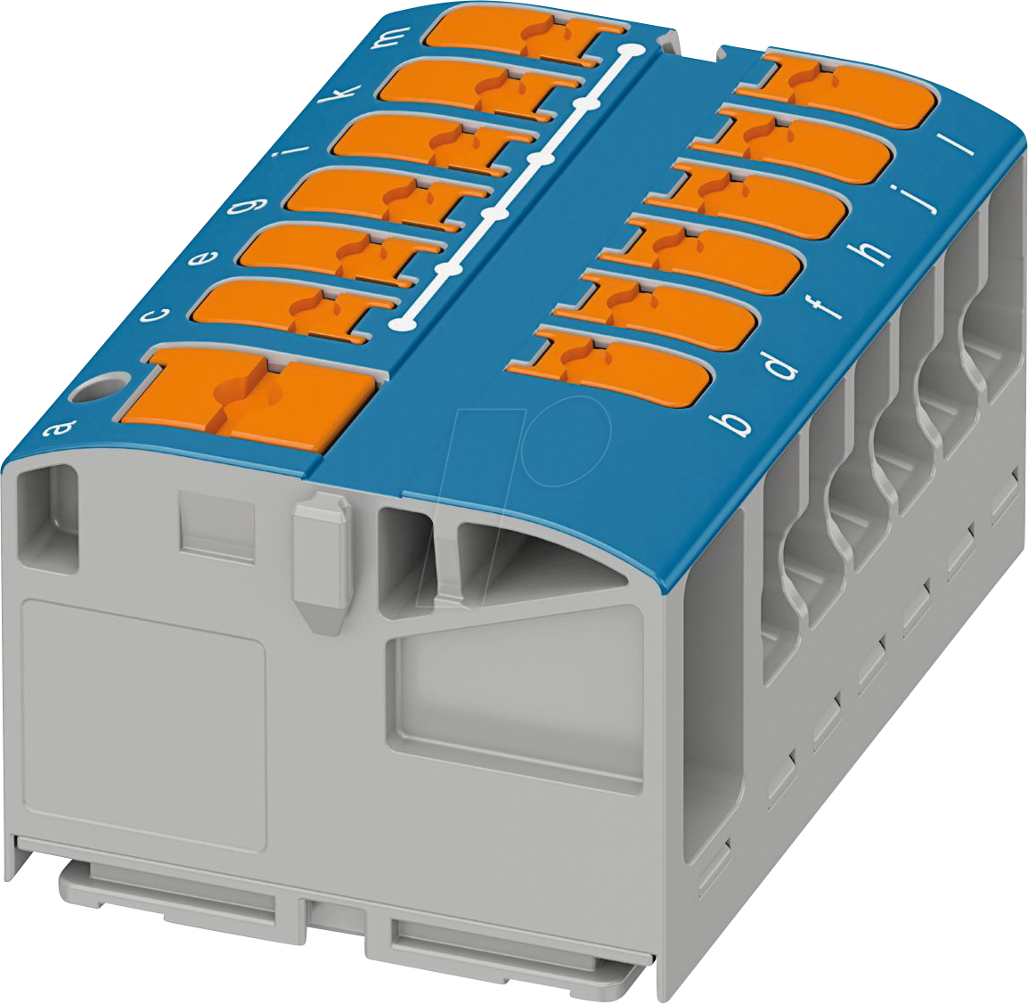 PHOE 1019609 - Verteilerblock - PTVFIX 6/12X2,5, blau