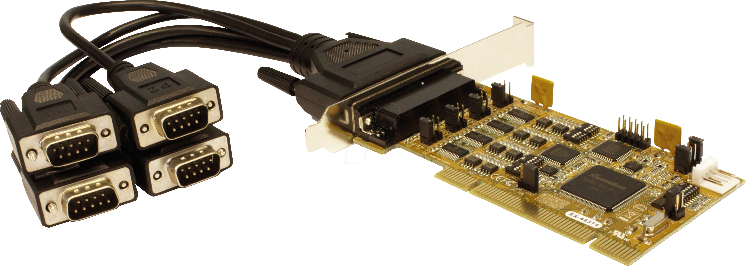 EXSYS EX-42374 - PCI Karte zu 4x Seriell RS-232/422/485