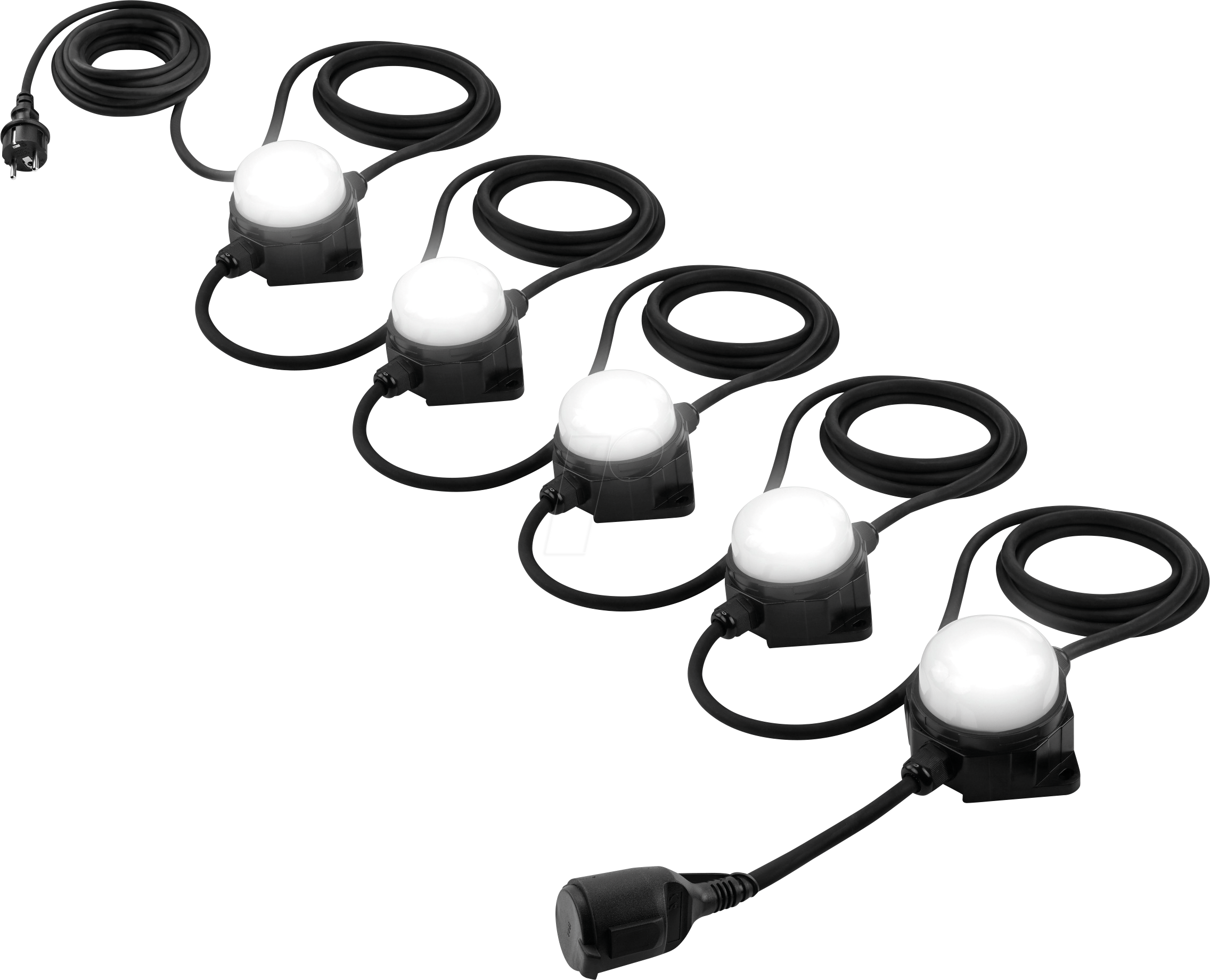 ANS 1600-0567 - LED-Lichterkette LC6000AC, 5x 10 W, 6000 lm, 6500 K, 14 m