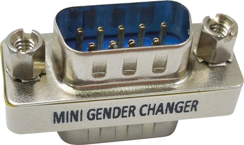Thumbnail - VALUE 12992025 - Gender Changer, Stecker / Stecker, 9-pol.